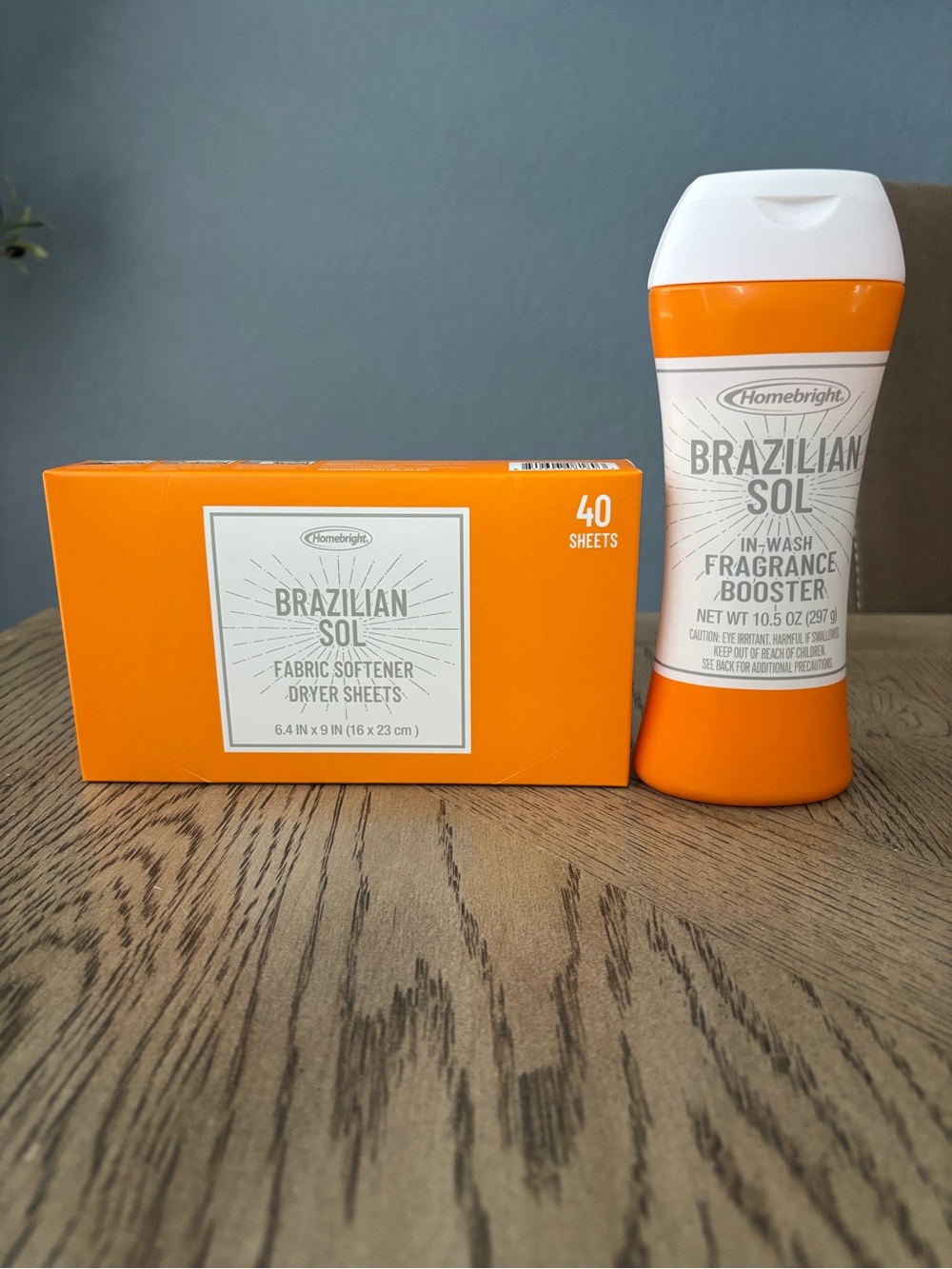 Homebright Brazilian Sol Laundry Bundle Fragrance Booster + Dryer Sheets